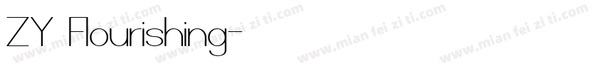 ZY Flourishing字体转换